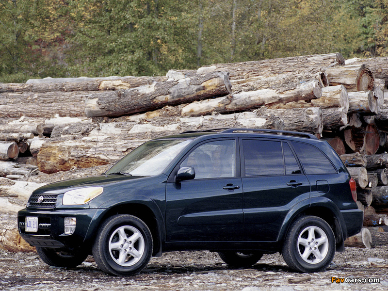 Toyota RAV4 US-spec 2000–03 wallpapers (800 x 600)