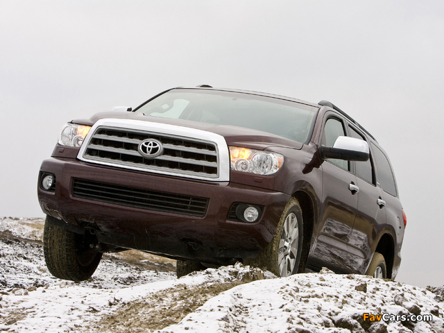 Photos of Toyota Sequoia Limited 2007–17 (640 x 480)