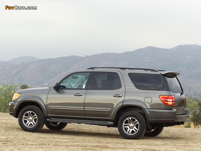 Toyota Sequoia Limited 2000–05 photos (640 x 480)