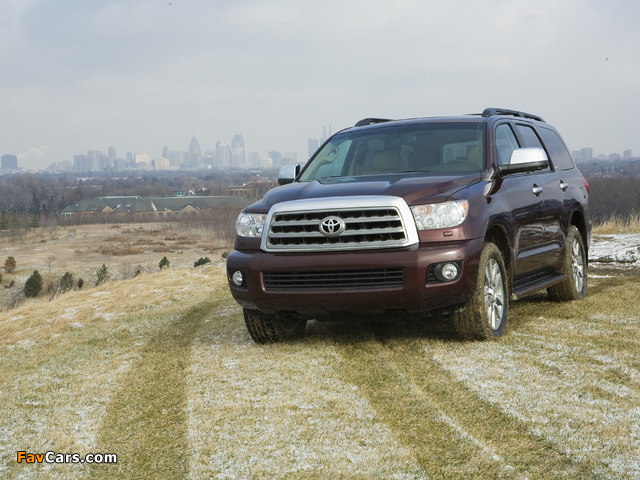 Toyota Sequoia Limited 2007–17 pictures (640 x 480)