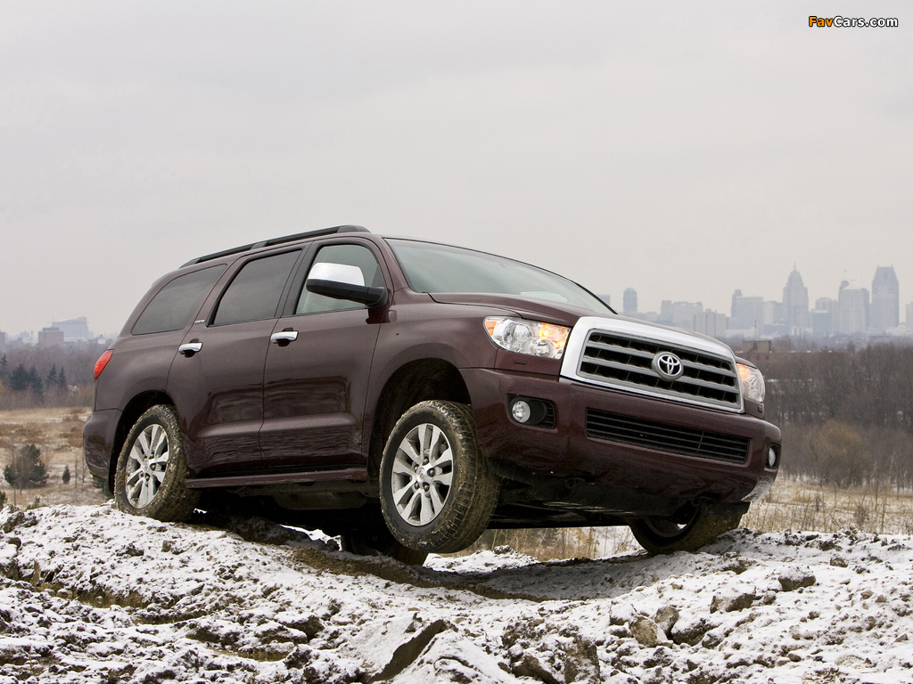 Toyota Sequoia Limited 2007–17 wallpapers (1024 x 768)