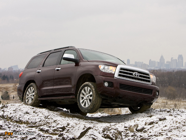Toyota Sequoia Limited 2007–17 wallpapers (640 x 480)
