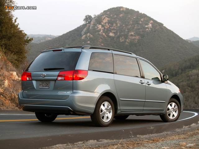 Images of Toyota Sienna 2004–05 (640 x 480)