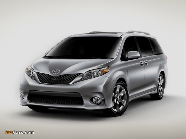 Pictures of Toyota Sienna SE 2010 (640 x 480)