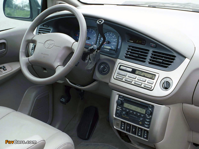 Toyota Sienna 2001–03 wallpapers (640 x 480)