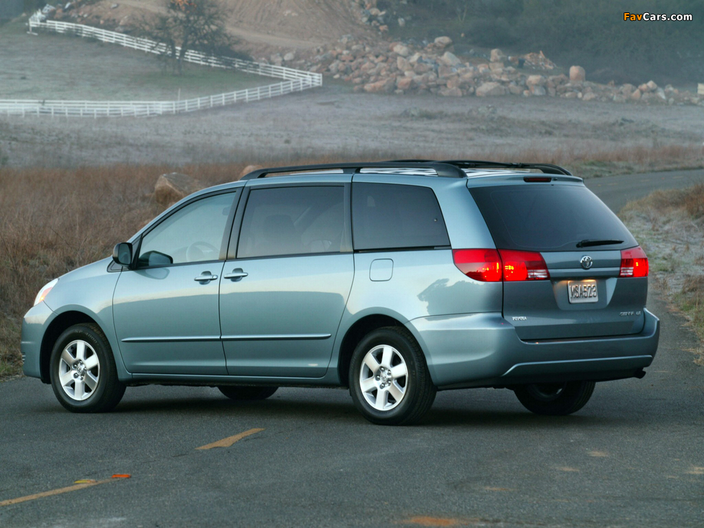 Toyota Sienna 2004–05 wallpapers (1024 x 768)