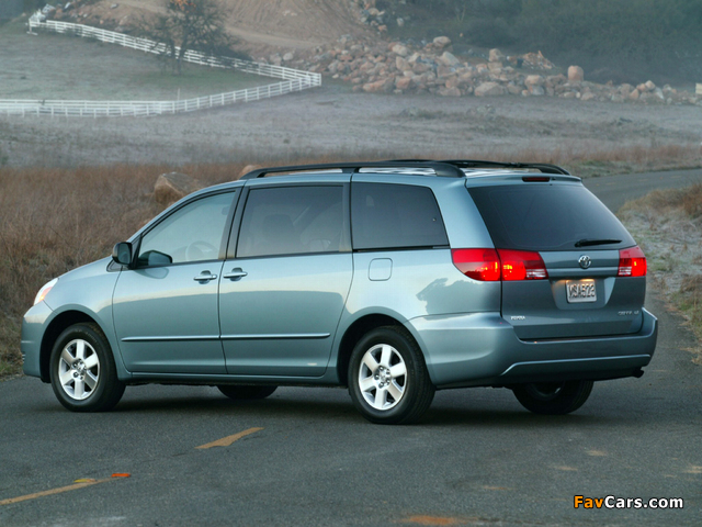 Toyota Sienna 2004–05 wallpapers (640 x 480)
