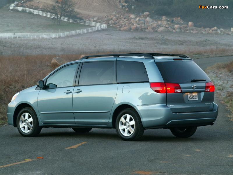 Toyota Sienna 2004–05 wallpapers (800 x 600)