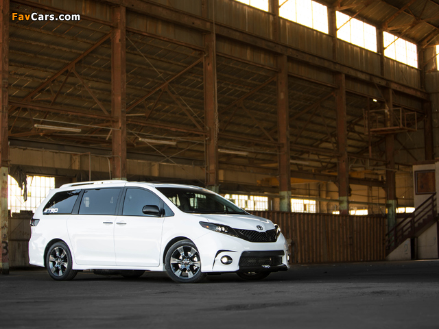 Toyota Sienna SE + Concept (XL30) 2016 photos (640 x 480)