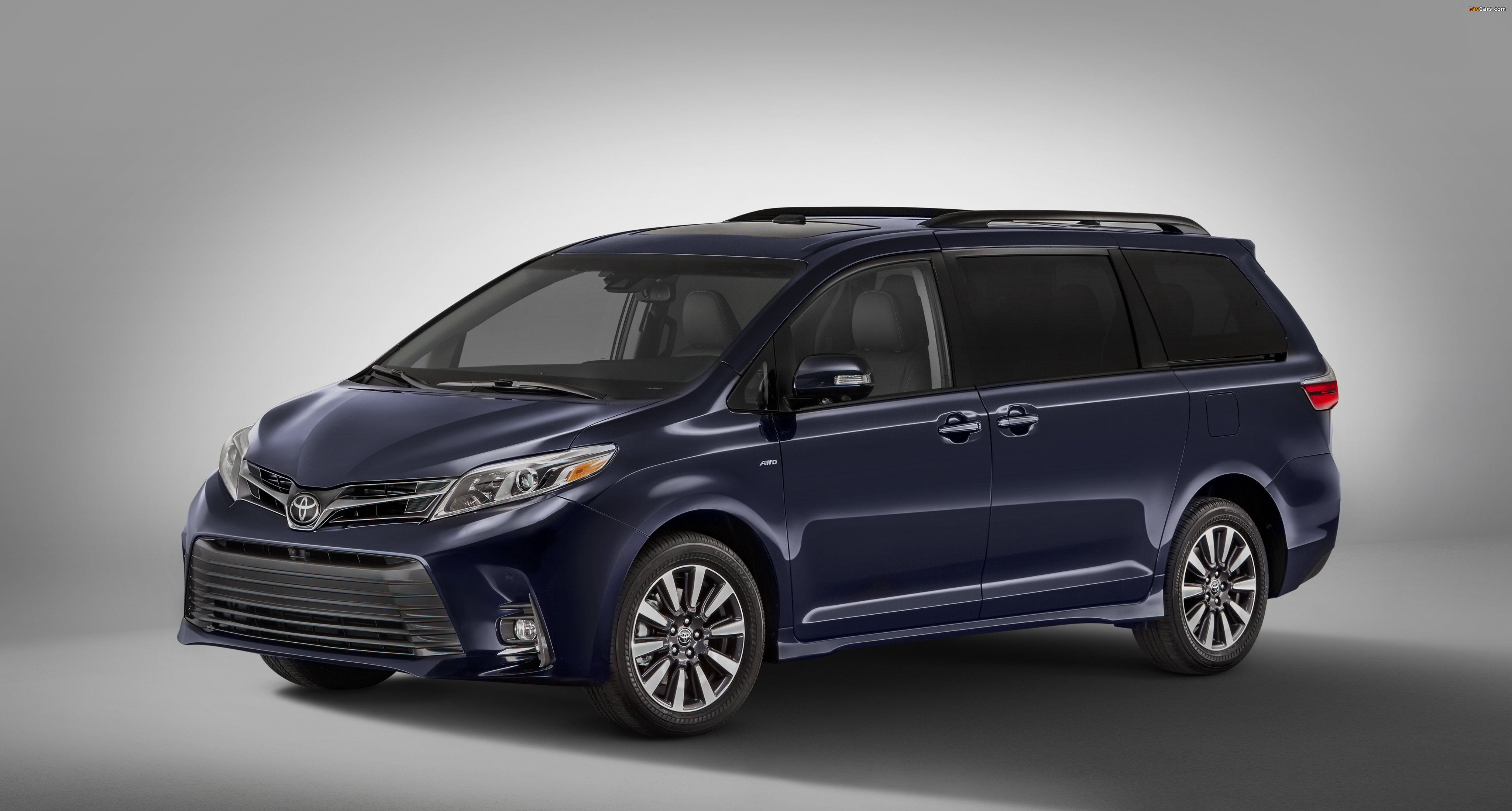 Toyota Sienna Limited (XL30) 2017 wallpapers (4096 x 2197)