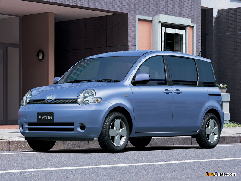 Toyota Sienta (NCP81G) 2003–06 images (800 x 600)