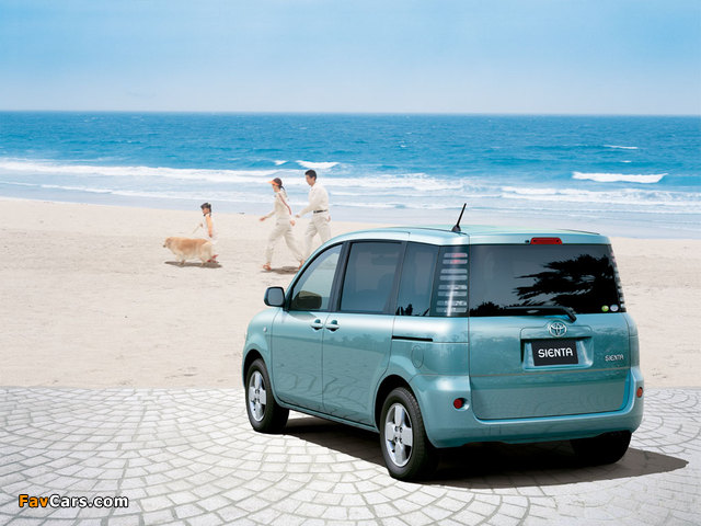 Toyota Sienta (NCP81G) 2003–06 photos (640 x 480)