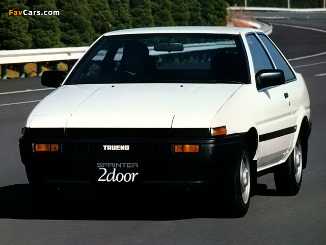 Toyota Sprinter Trueno SE 2-door (AE85) 1983–85 photos (640 x 480)