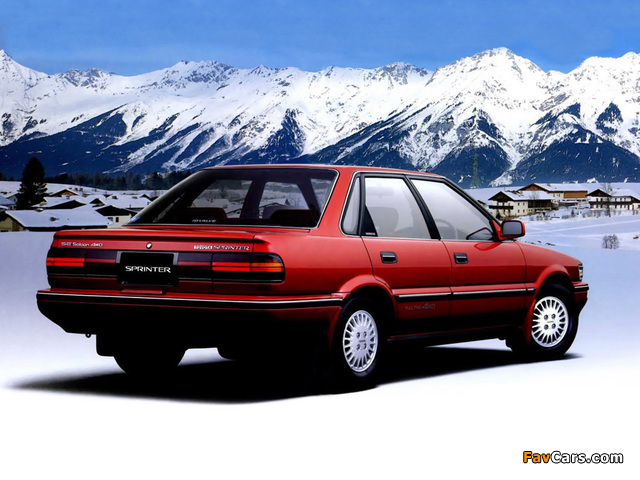 Photos of Toyota Sprinter Full Time 4WD SE Saloon (AE91) 1987–89 (640 x 480)