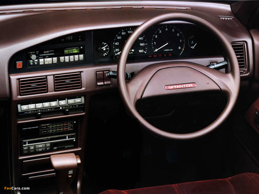 Pictures of Toyota Sprinter (AE91) 1987–89 (1024 x 768)