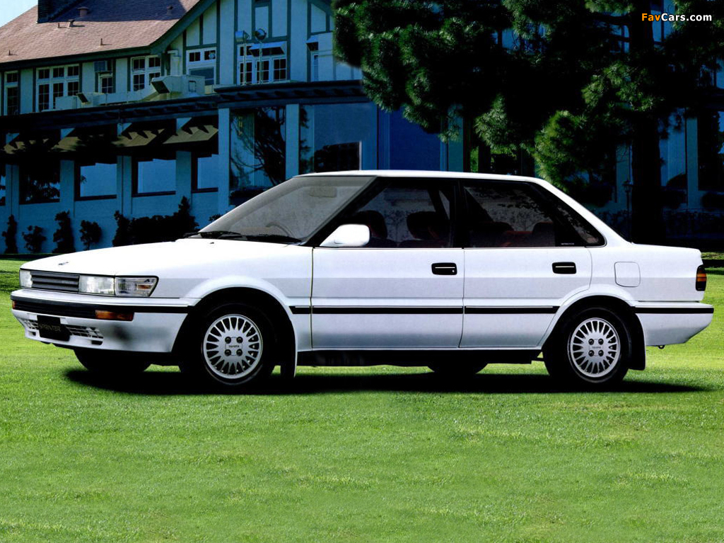 Toyota Sprinter (AE91) 1987–89 photos (1024 x 768)