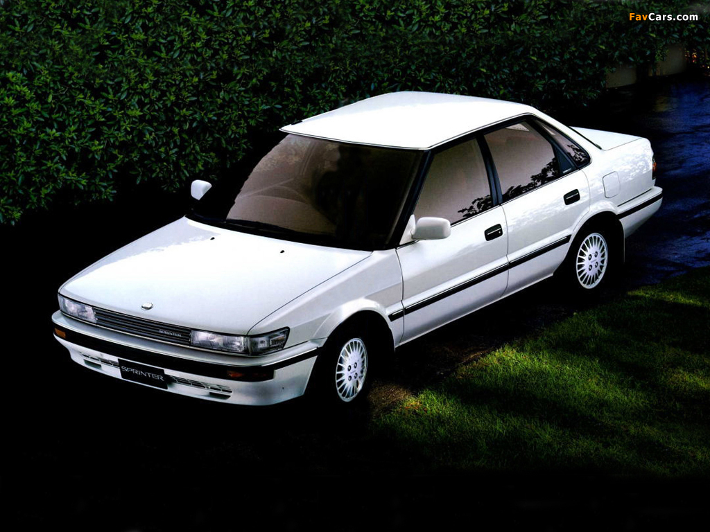 Toyota Sprinter (AE91) 1987–89 wallpapers (1024 x 768)