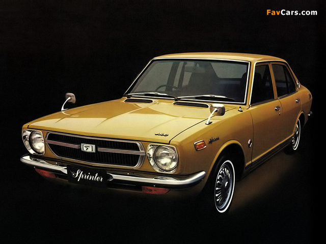 Toyota Sprinter 1400 Deluxe Sedan (TE20) 1971–74 wallpapers (640 x 480)