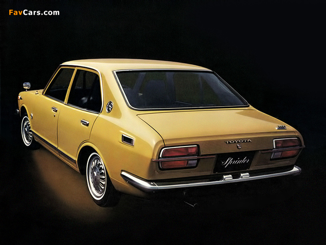 Toyota Sprinter 1400 Deluxe Sedan (TE20) 1971–74 wallpapers (640 x 480)