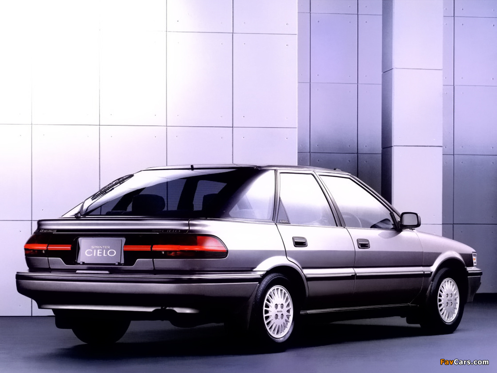 Toyota Sprinter Cielo G (AE91) 1987–91 wallpapers (1024 x 768)