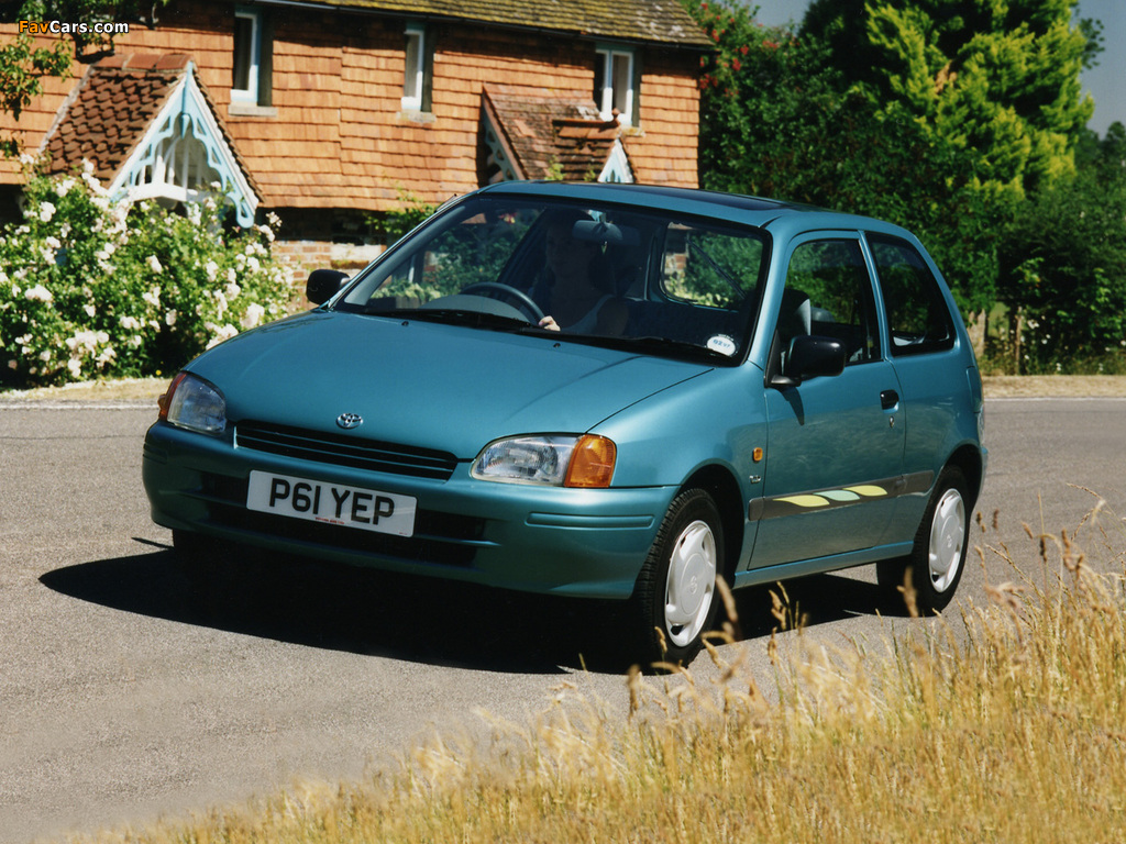 Photos of Toyota Starlet 3-door UK-spec (P90) 1996–99 (1024 x 768)