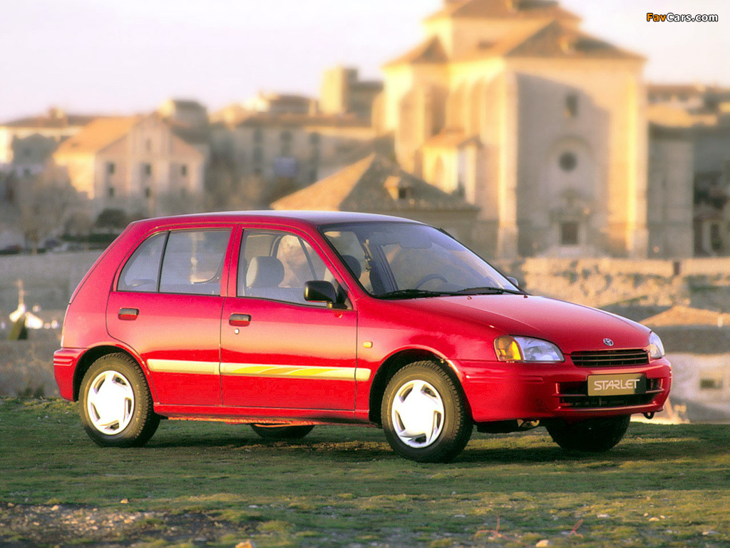 Pictures of Toyota Starlet 5-door (P90) 1996–99 (1024 x 768)