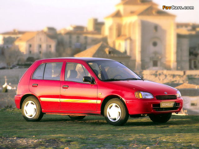 Pictures of Toyota Starlet 5-door (P90) 1996–99 (640 x 480)