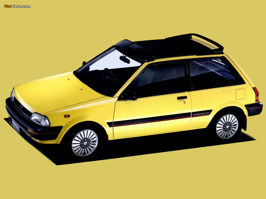 Toyota Starlet Canvas Top Si (EP71) 1984–89 wallpapers (1024 x 768)
