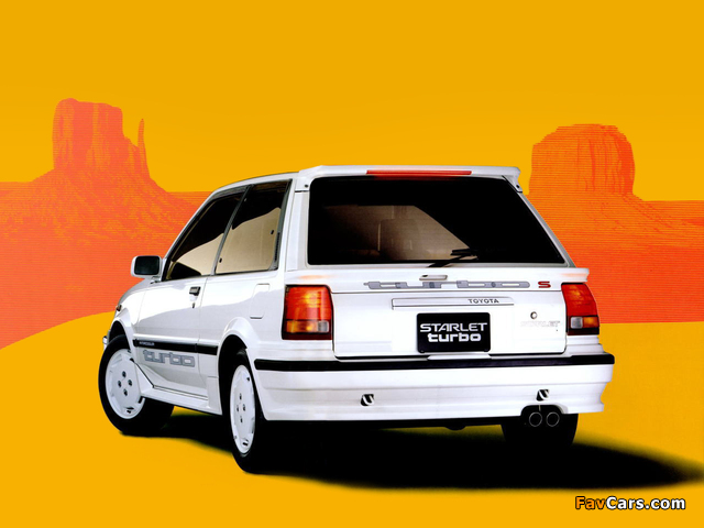 Toyota Starlet Turbo S 1988–89 pictures (640 x 480)