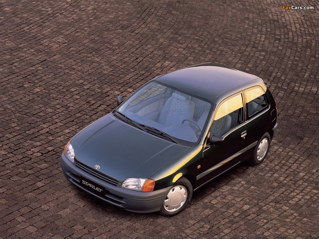 Toyota Starlet 3-door (P90) 1996–99 images (1024 x 768)