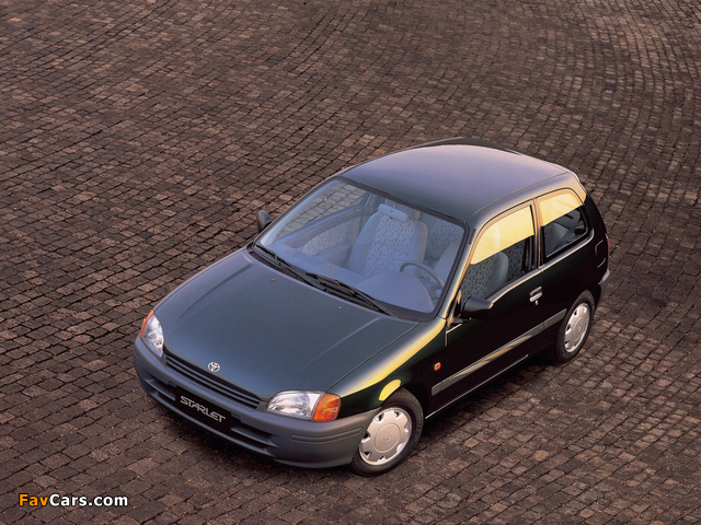 Toyota Starlet 3-door (P90) 1996–99 images (640 x 480)