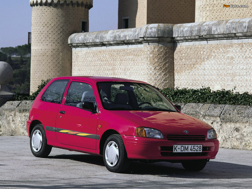 Toyota Starlet 3-door (P90) 1996–99 pictures (1024 x 768)