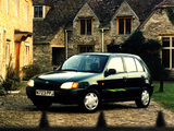 Toyota Starlet 5-door UK-spec (P90) 1996–99 wallpapers
