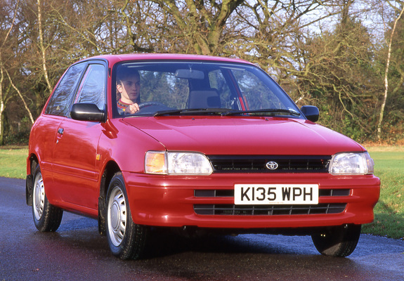 Toyota Starlet 3-door UK-spec (P80) 1990–95 wallpapers