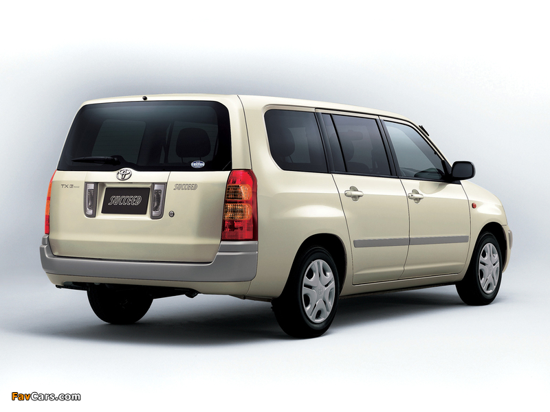 Toyota Succeed Wagon (CP50) 2002 images (800 x 600)