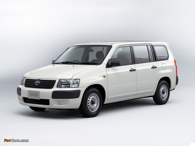 Toyota Succeed Van (CP50) 2002 wallpapers (800 x 600)