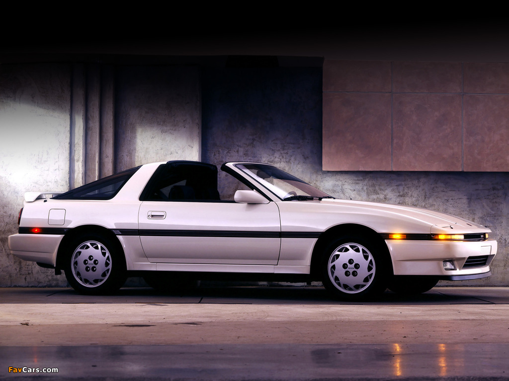 Images of Toyota Supra 3.0 Turbo Sport Roof US-spec (MA70) 1987–89 (1024 x 768)