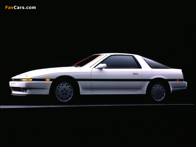 Photos of Toyota Supra 3.0 Sport Roof US-spec (MA70) 1986–89 (640 x 480)