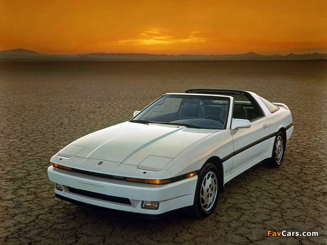 Photos of Toyota Supra 3.0 Turbo Sport Roof US-spec (MA70) 1987–89 (640 x 480)