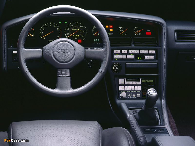 Photos of Toyota Supra 3.0 Turbo Sport Roof US-spec (MA70) 1987 (800 x 600)