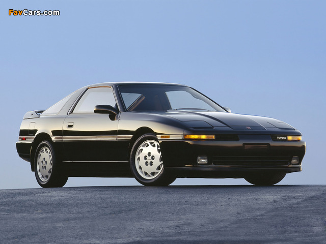 Photos of Toyota Supra 3.0 Turbo Sport Roof US-spec (MA70) 1989–92 (640 x 480)