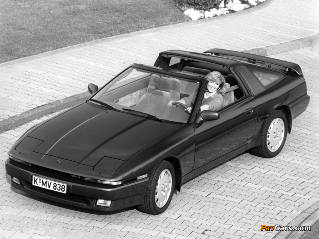 Pictures of Toyota Supra Targa Top EU-spec (MA70) 1986–89 (640 x 480)