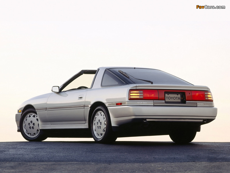 Pictures of Toyota Supra 3.0 Turbo Sport Roof US-spec (MA70) 1989–92 (800 x 600)