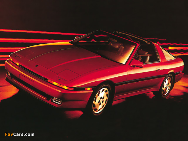 Toyota Supra 3.0 Sport Roof US-spec (MA70) 1986–89 images (640 x 480)