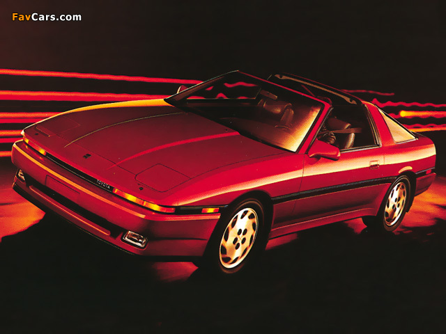 Toyota Supra 3.0 Sport Roof US-spec (MA70) 1986–89 photos (640 x 480)
