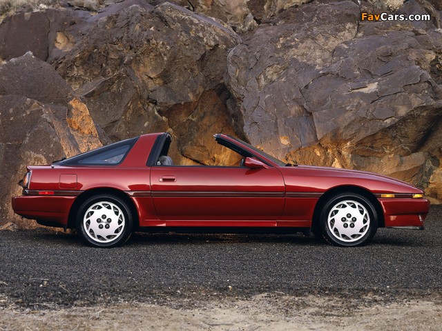Toyota Supra 3.0 Sport Roof US-spec (MA70) 1986–89 pictures (640 x 480)