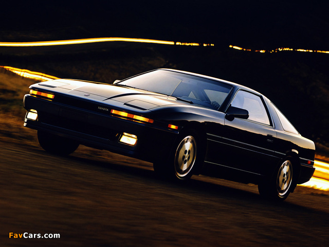 Toyota Supra 3.0 Sports Liftback US-spec (MA70) 1986–89 wallpapers (640 x 480)