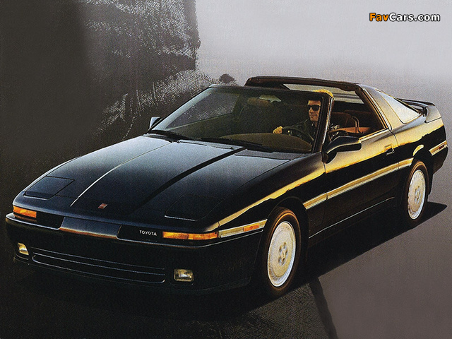 Toyota Supra 3.0 Turbo Sport Roof US-spec (MA70) 1989–92 wallpapers (640 x 480)