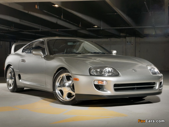 Toyota Supra Turbo Sport Roof US-spec (JZA80) 1997–98 wallpapers (640 x 480)