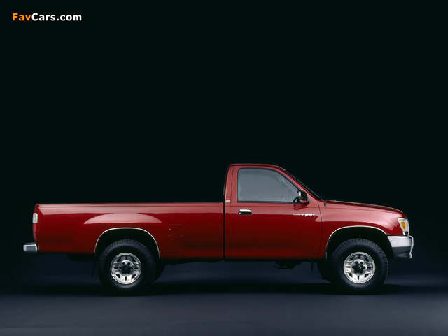 Pictures of Toyota T100 Regular Cab 4WD 1993–98 (640 x 480)